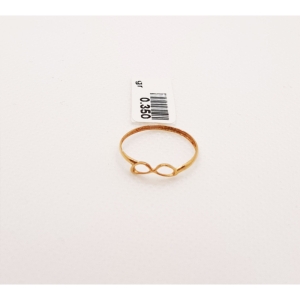 انگشتر طلای ۱۸ عیار مدل مینیمال کد 37