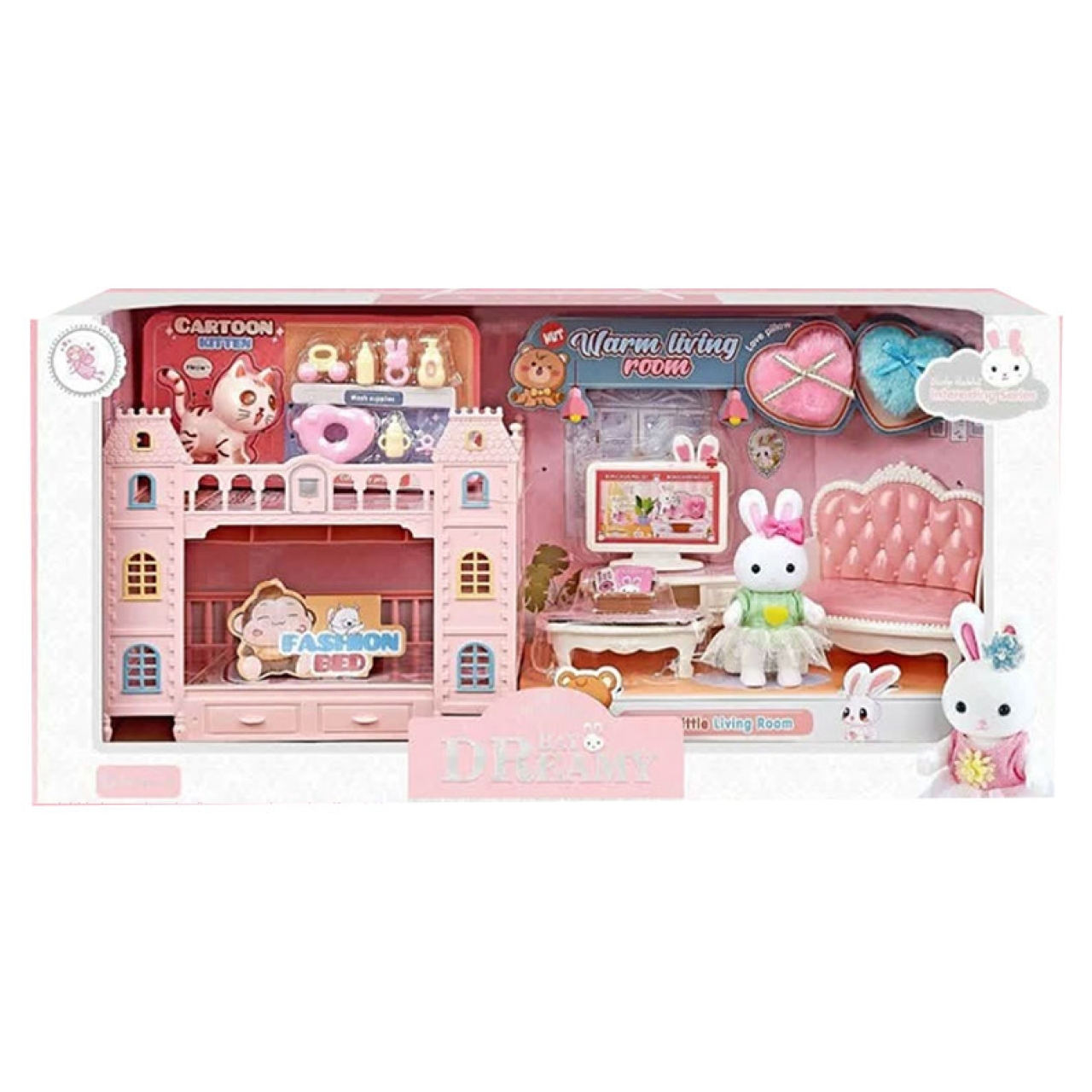 عروسک دخترانه مدل خانه خرگوش کد 6678