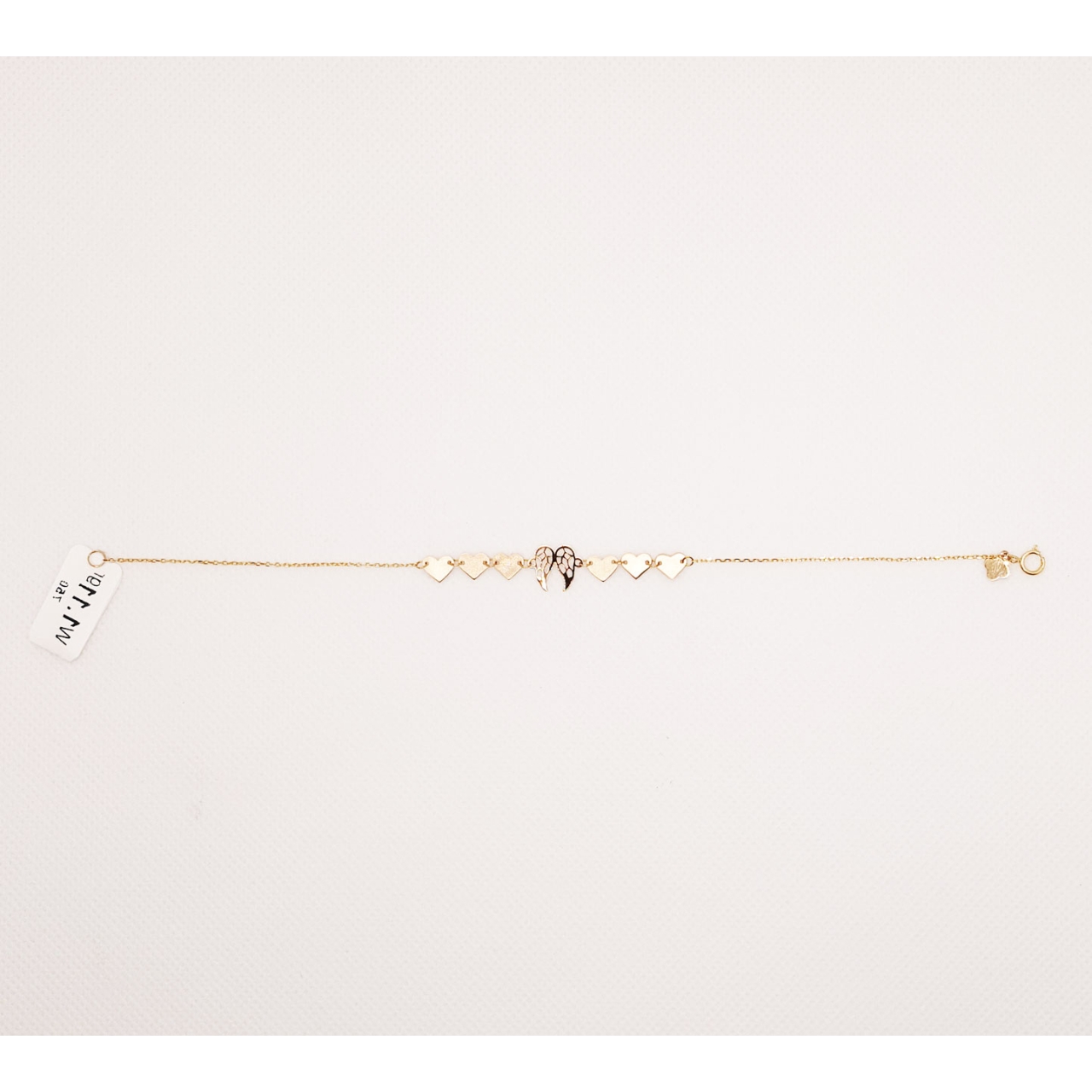  دستبند طلای 18 عیار مدل لیزری کد 93