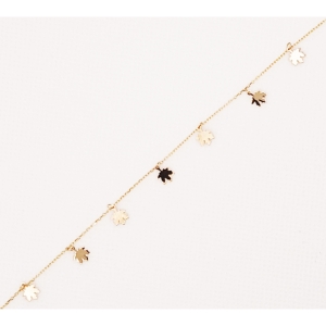  دستبند طلای 18 عیار مدل لیزری کد 90