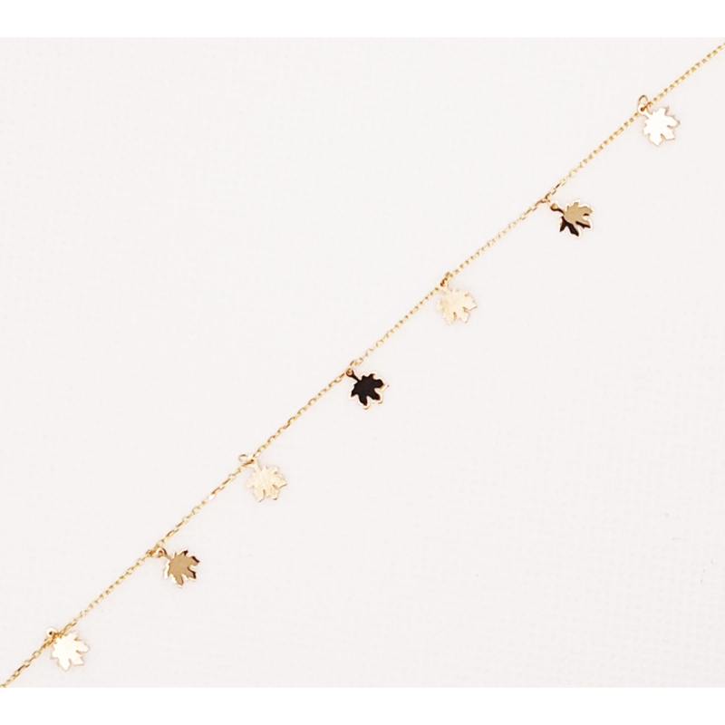  دستبند طلای 18 عیار مدل لیزری کد 90