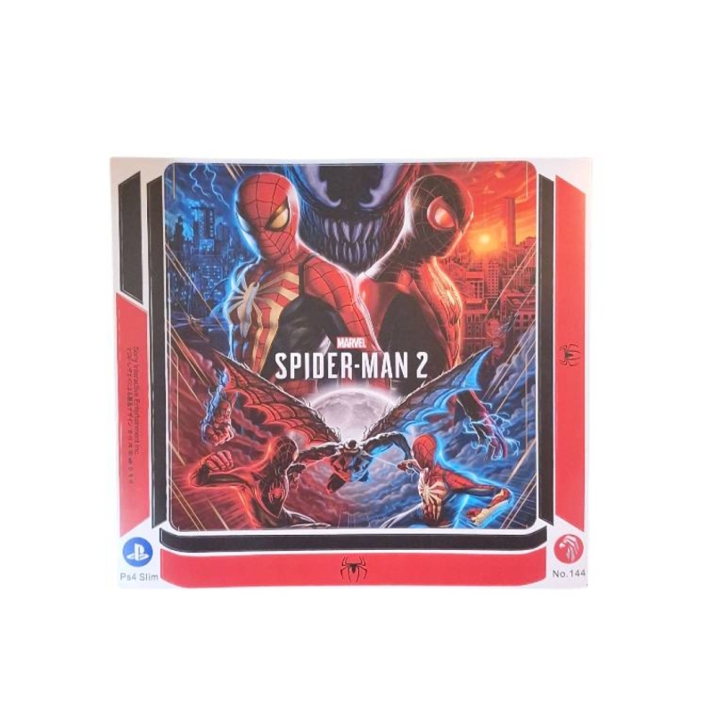 اسکین برچسب کنسول پلی استیشن 4 اسلیم Ps4 طرح spider man 2