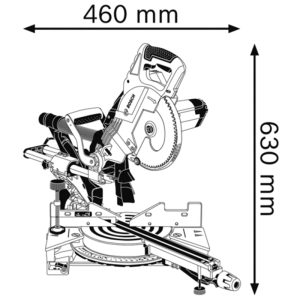 اره فارسی بر بوش مدل GCM 8 SJL