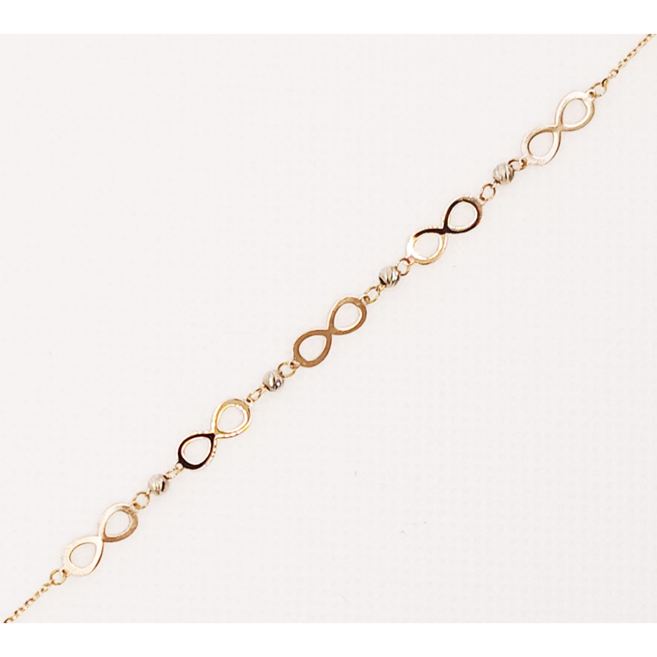 دستبند طلای 18 عیار مدل لیزری کد 83