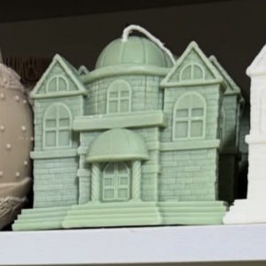 شمع مدل  خانه و کاج مجموعه 2 عددی