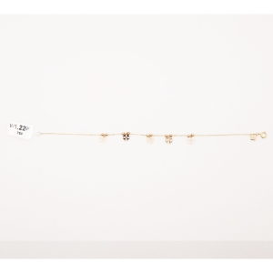  دستبند طلای 18 عیار مدل لیزری کد 86