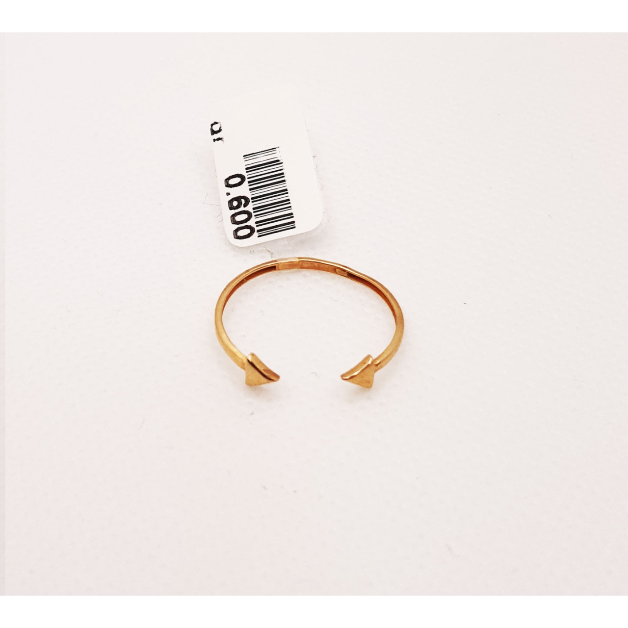  انگشتر طلای ۱۸ عیار مدل مینیمال کد 50 سایز 54