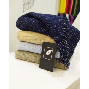 شال زنانه پاییزه حصیری ملانژ