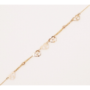  دستبند طلای 18 عیار مدل لیزری کد 103