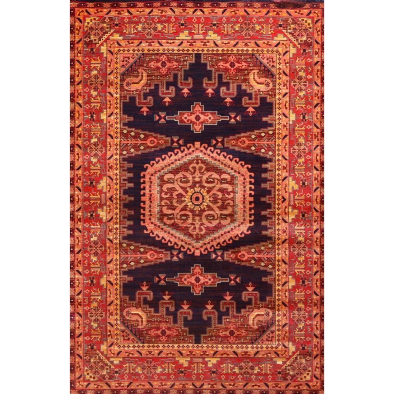 فرش ماشینی 81601 یاقوت آراکو