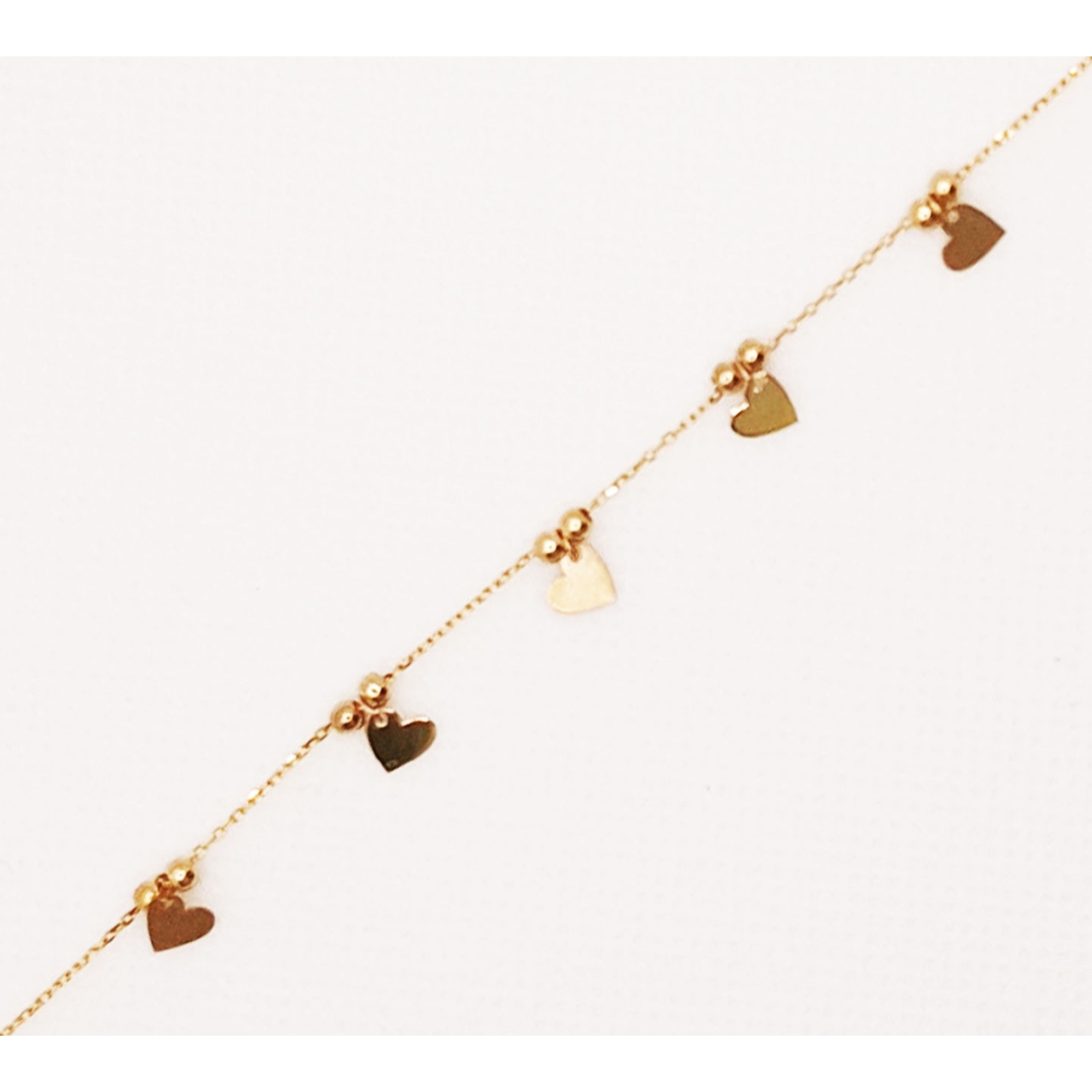  دستبند طلای 18 عیار مدل لیزری کد 89