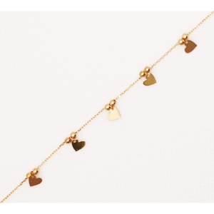  دستبند طلای 18 عیار مدل لیزری کد 89