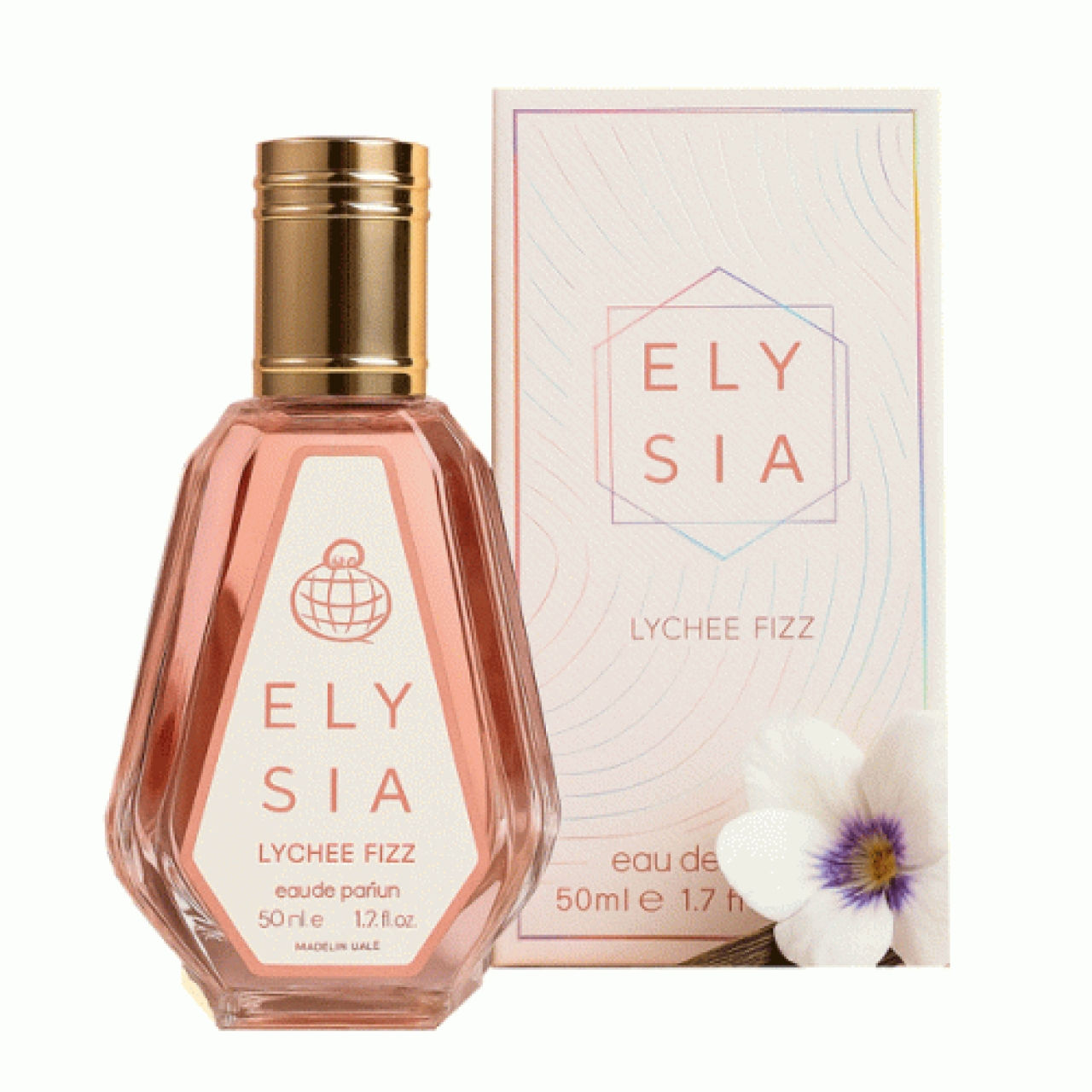 ادکلن زنانه فراگرنس ورد مدل الیسیا لیچه فیز رایحه ادکلن کایالی اسپارکلینگ لیچی حجم ۵۰ میل