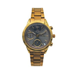 ساعت مچی عقربه ای زنانه الگانس مدل Gold-silv2