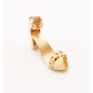 آویز گردنبند طلا 18 عیار زنانه مدل گیفت گلد کد 7