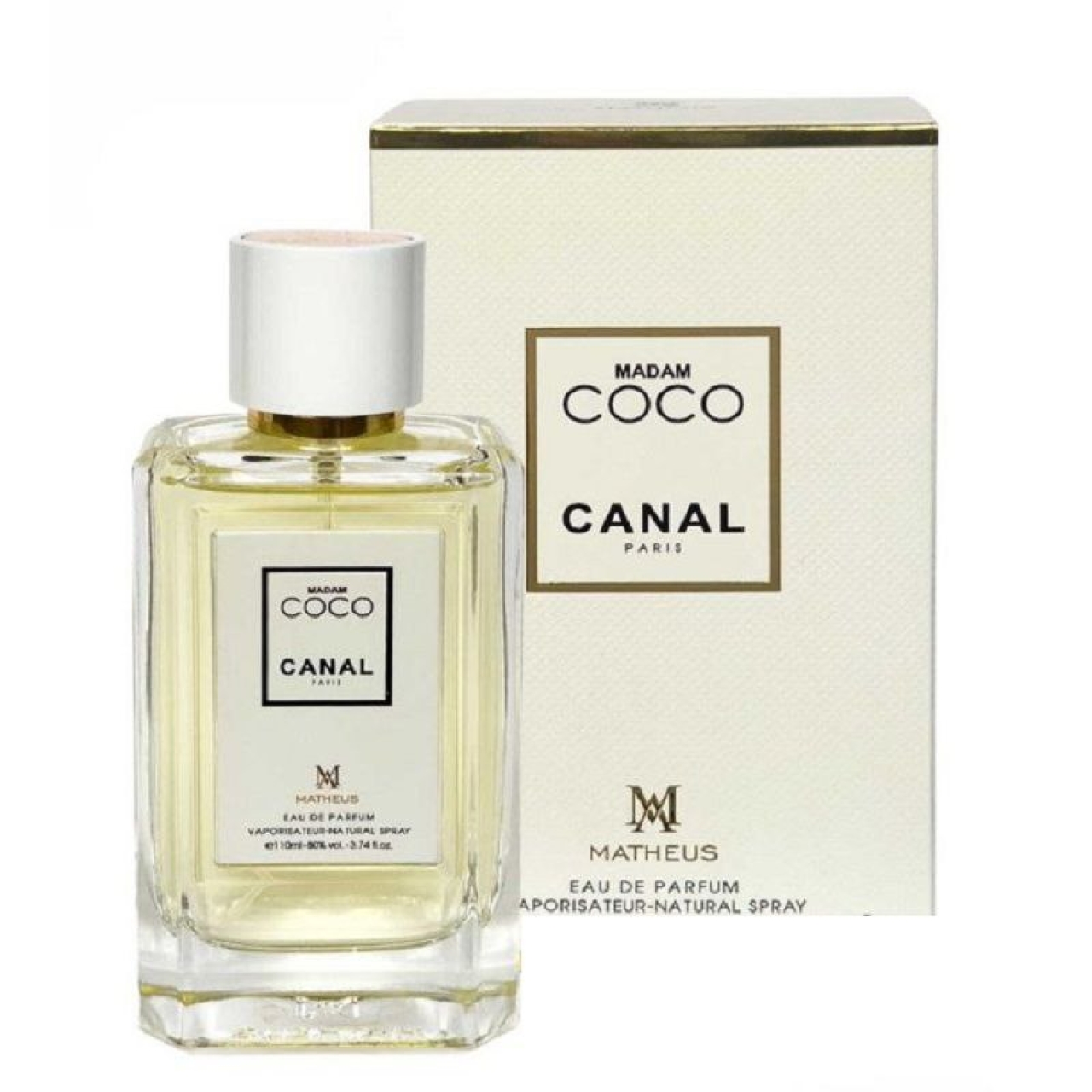 ادکلن زنانه متئوس مدل کو کو شنل حجم 110mL