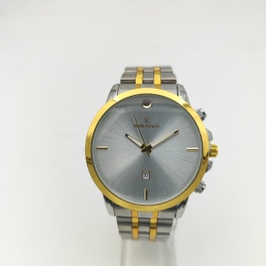 ساعت مچی عقربه ای مردانه رومانسون مدل gold-silver 02