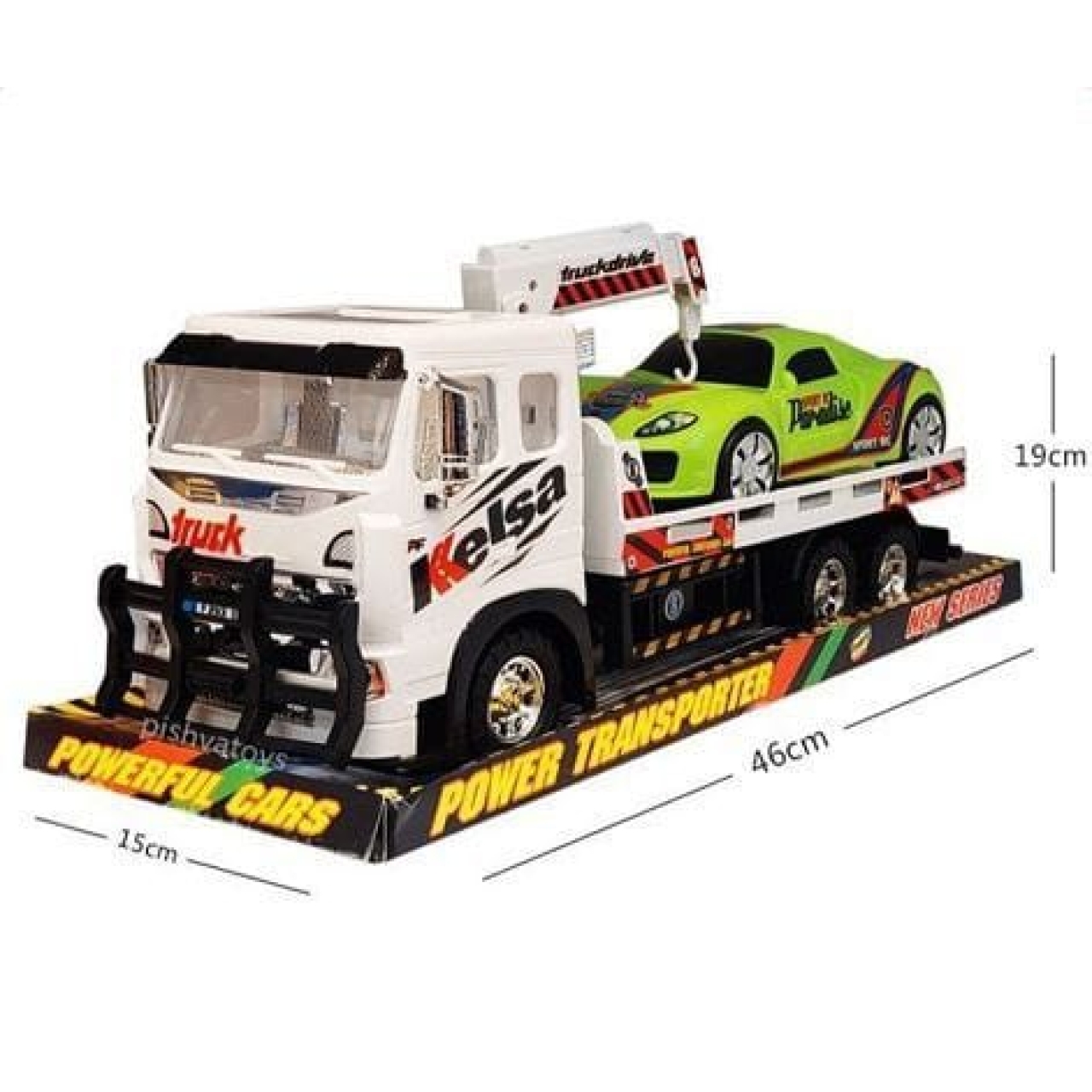 ماشین اسباب بازی کامیون مدل حمل خودرو