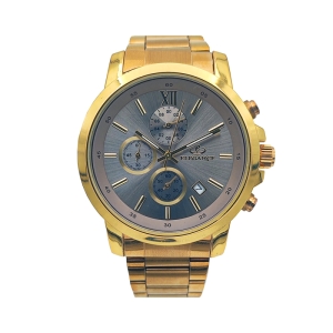 ساعت مچی عقربه ای مردانه الگانس مدل Gold-silv1