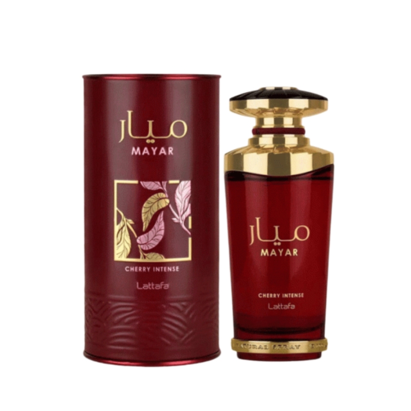 ادکلن زنانه مردانه لطافه مدل میار چری اینتنس حجم ۱۰۰ میل