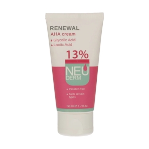 کرم لایه بردار نئودرم مدل 13درصد Renewal AHA حجم 50 میل