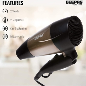 سشوار مسافرتی دسته تاشو جی پاس مدل GH8642