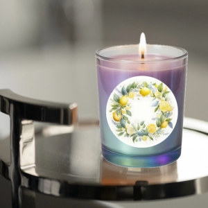 شمع معطر لیوانی رایحه لیمو