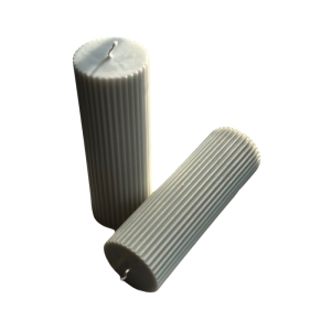 شمع استوانه شیاردار بلند