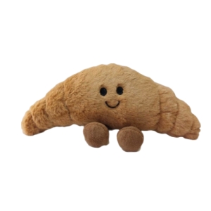 عروسک پلیشی مدل کروسان طول 18 سانتی متر