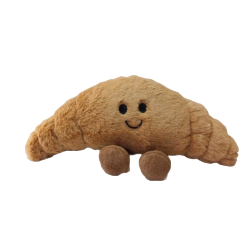 عروسک پلیشی مدل کروسان طول 18 سانتی متر