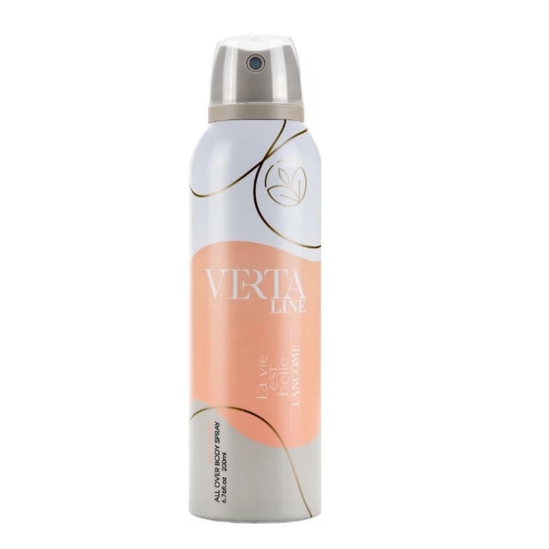 اسپری خوشبو کننده بدن زنانه ورتا لاین مدل LA VIE EST BELLE حجم 200 میلی لیتر