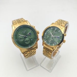 ساعت مچی عقربه ای ست زنانه مردانه سیتیزن مدل VIP gold 001