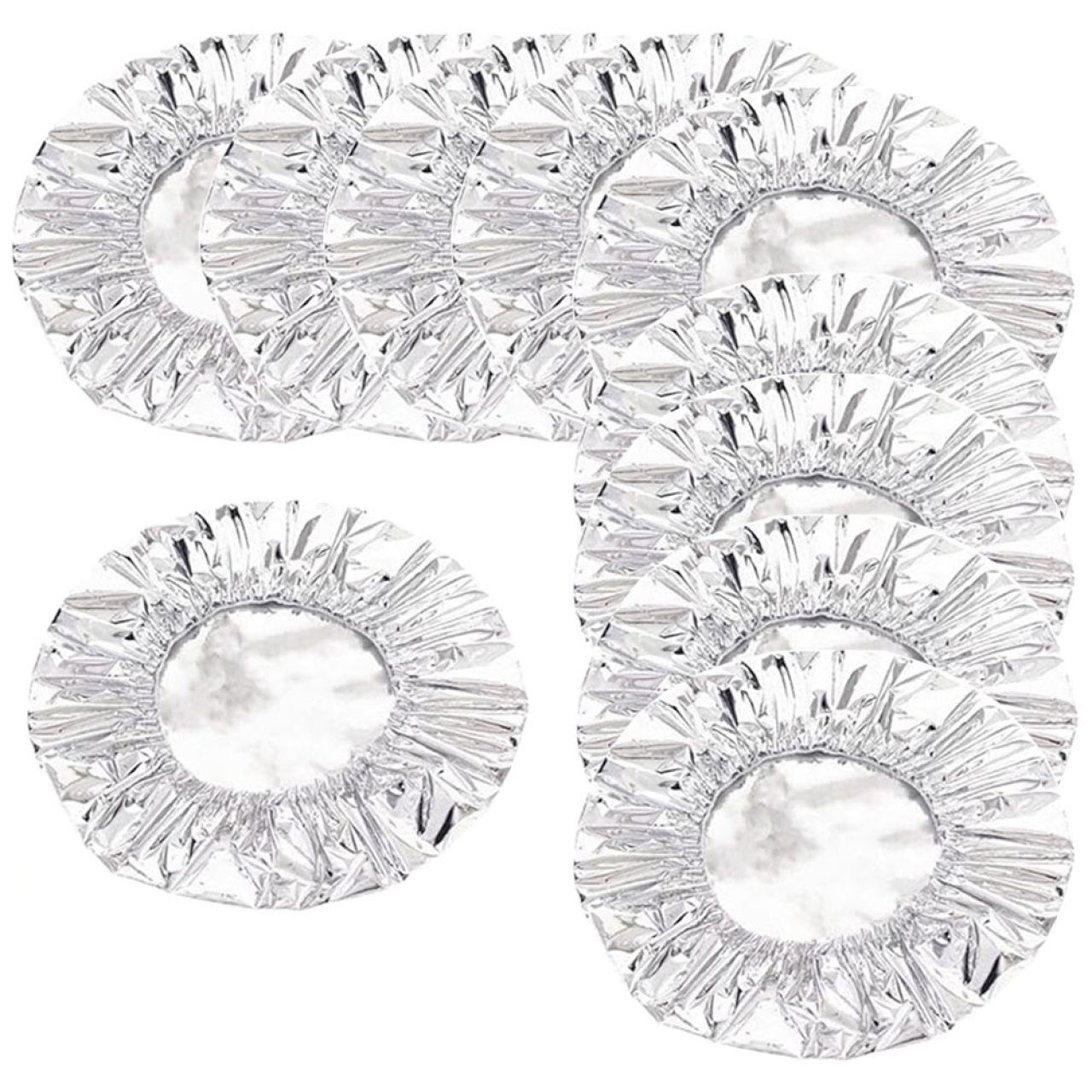 درپوش فویلی کش دار بسته 10 عددی