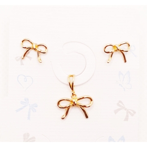 آویز گردنبند طلا 18 عیار زنانه مدل گیفت گلد کد 54