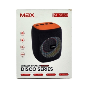 اسپیکر بلوتوثی قابل حمل مدل max m-s650
