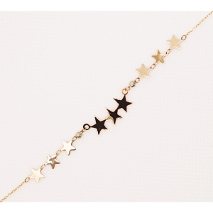  دستبند طلای 18 عیار مدل لیزری کد 104