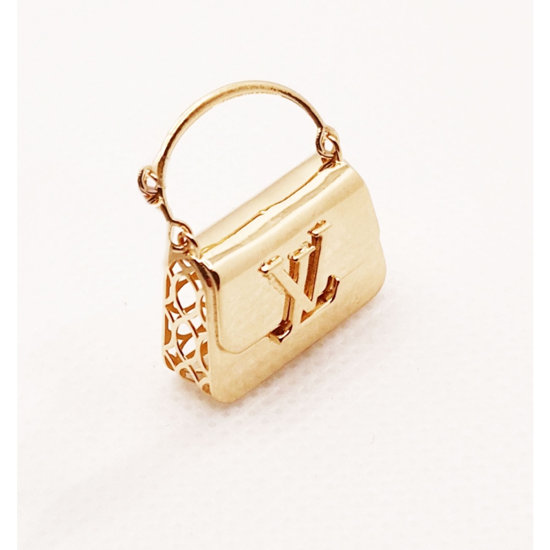 آویز گردنبند طلا 18 عیار زنانه مدل گیفت گلد کد 10