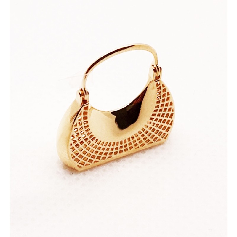 آویز گردنبند طلا 18 عیار زنانه مدل گیفت گلد کد 3