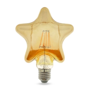 لامپ فیلامنتی 6 وات مدل ستاره پایه E27