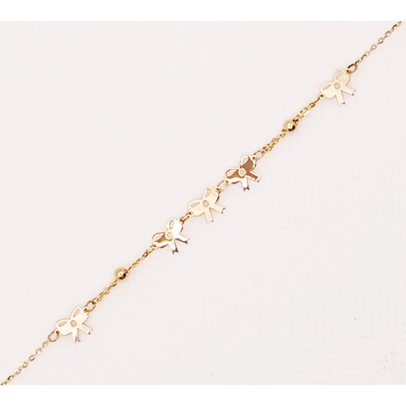  دستبند طلای 18 عیار مدل لیزری کد 99