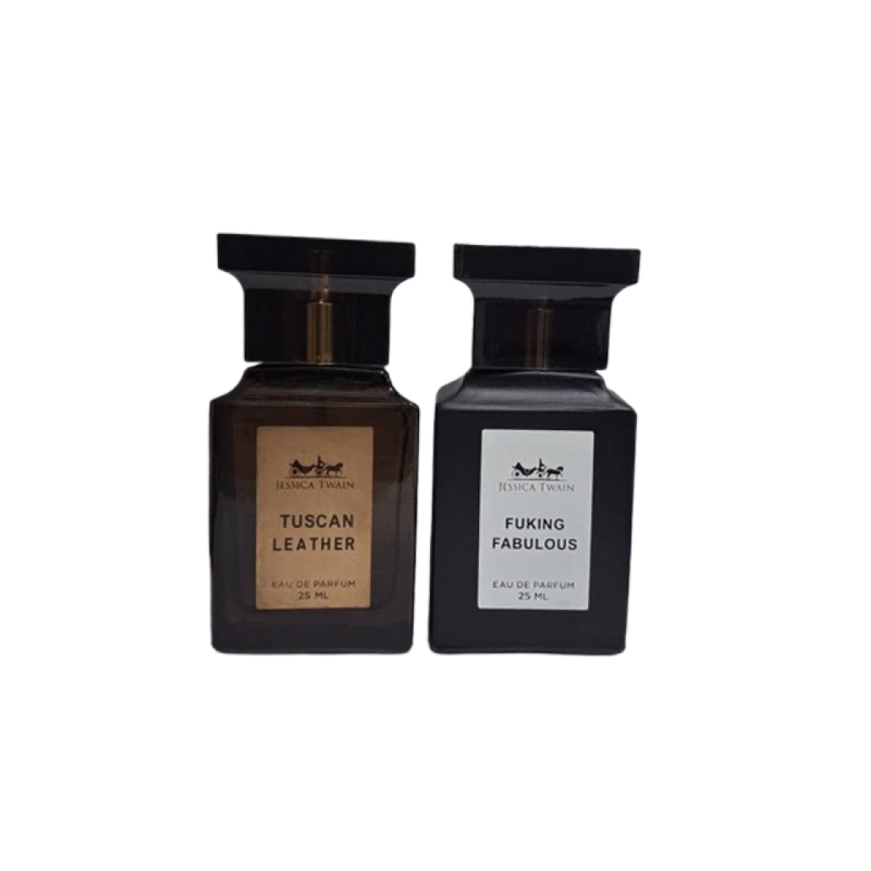 پک دو عددی ادکلن مردانه جسیکا توین تام فورد مدل توسکان لدر و فاکینگ فبیولس 25 میل