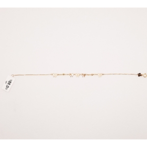  دستبند طلای 18 عیار مدل لیزری کد 99