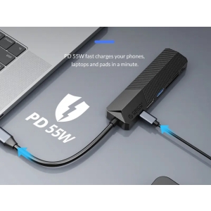 هاب آداپتور تایپ سی 4 در 1 اوریکو مدل MDK-4P