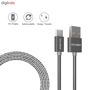 کابل تبدیل USB به USB-C کلومن مدل kd-P19 مجموعه 4 عددی
