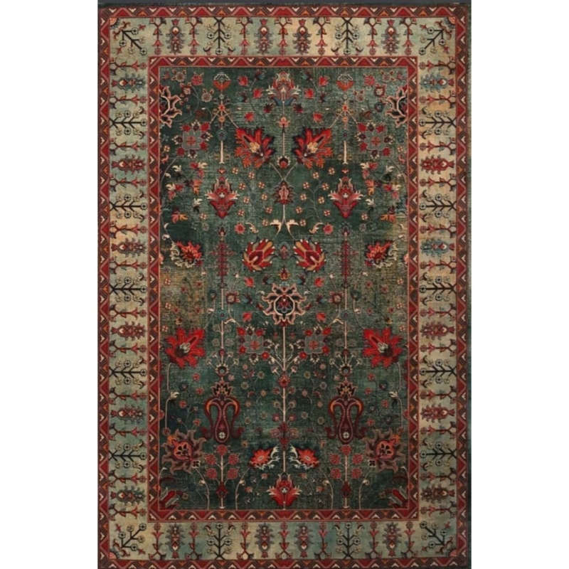 فرش ماشینی 82640 زمرد آراکو