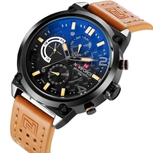 ساعت مچی عقربه‌ای مردانه کوارتز نیوی فورس مدل naviforce 9068