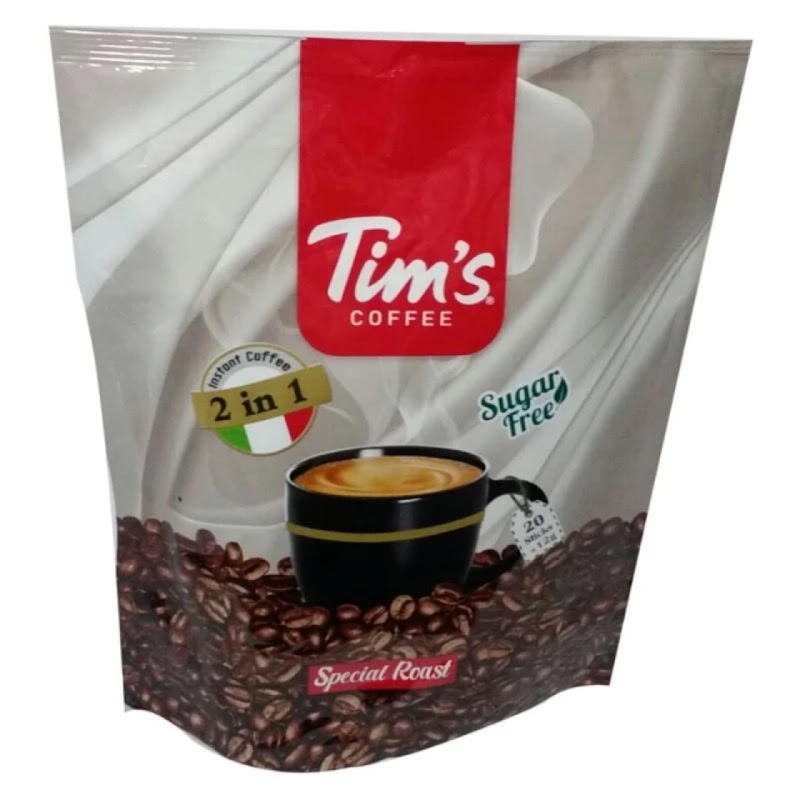 کافی میکس بدون قند تیمز بسته 20 عددی