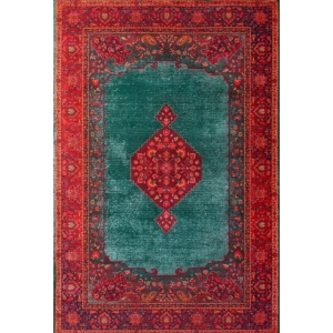 فرش ماشینی 82241 زمرد آراکو