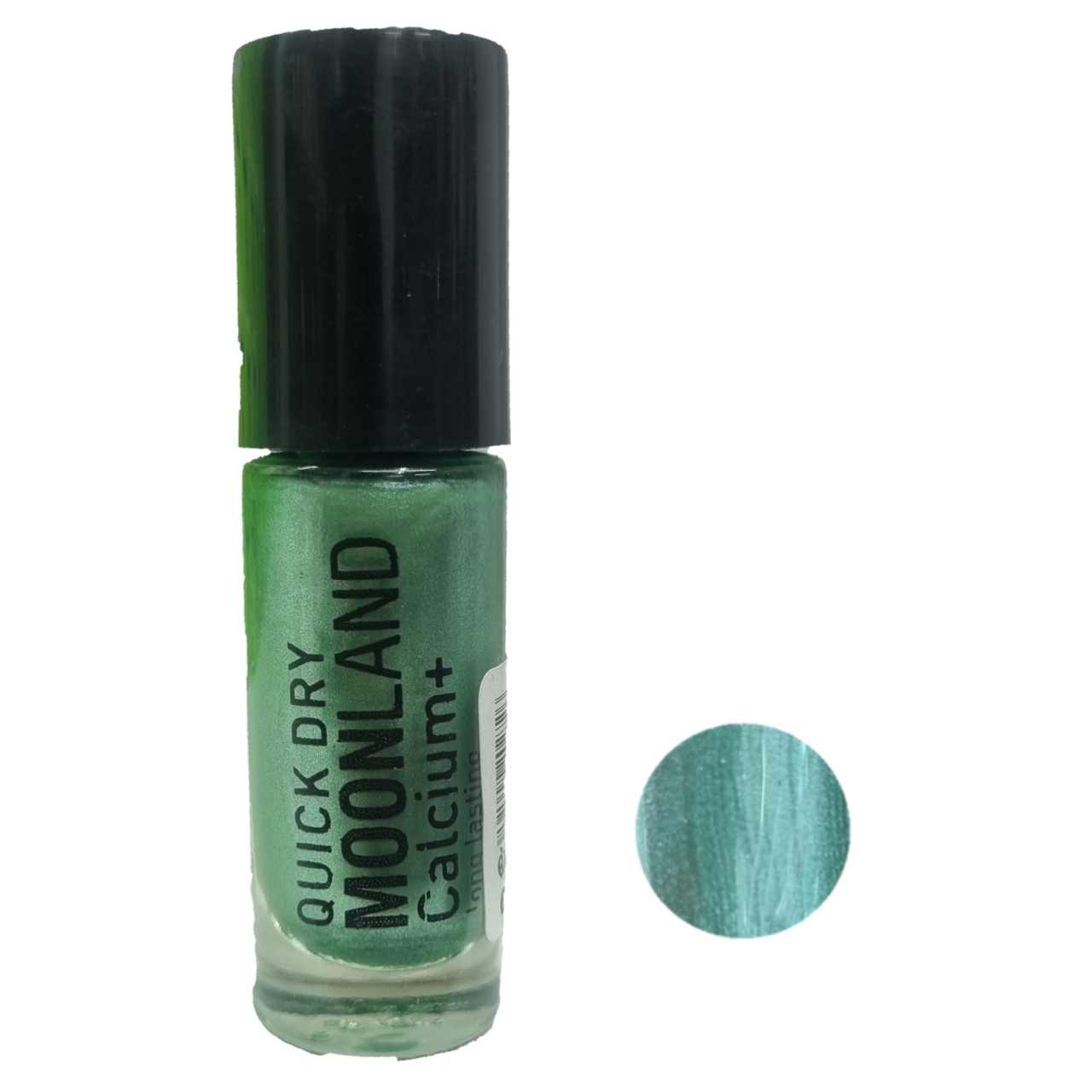 لاک ناخن مون لند رنگ سبز شاین کد 61