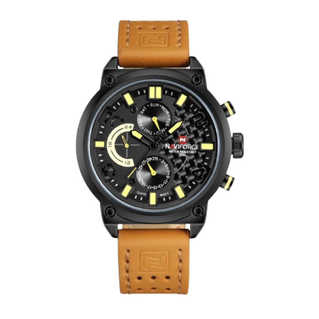 ساعت مچی عقربه‌ای مردانه کوارتز نیوی فورس مدل naviforce 9068